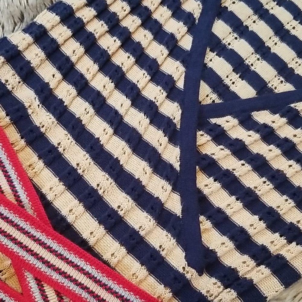 Knit Wrap Dress V Neck, Long Belt. - Picture 8 of 16